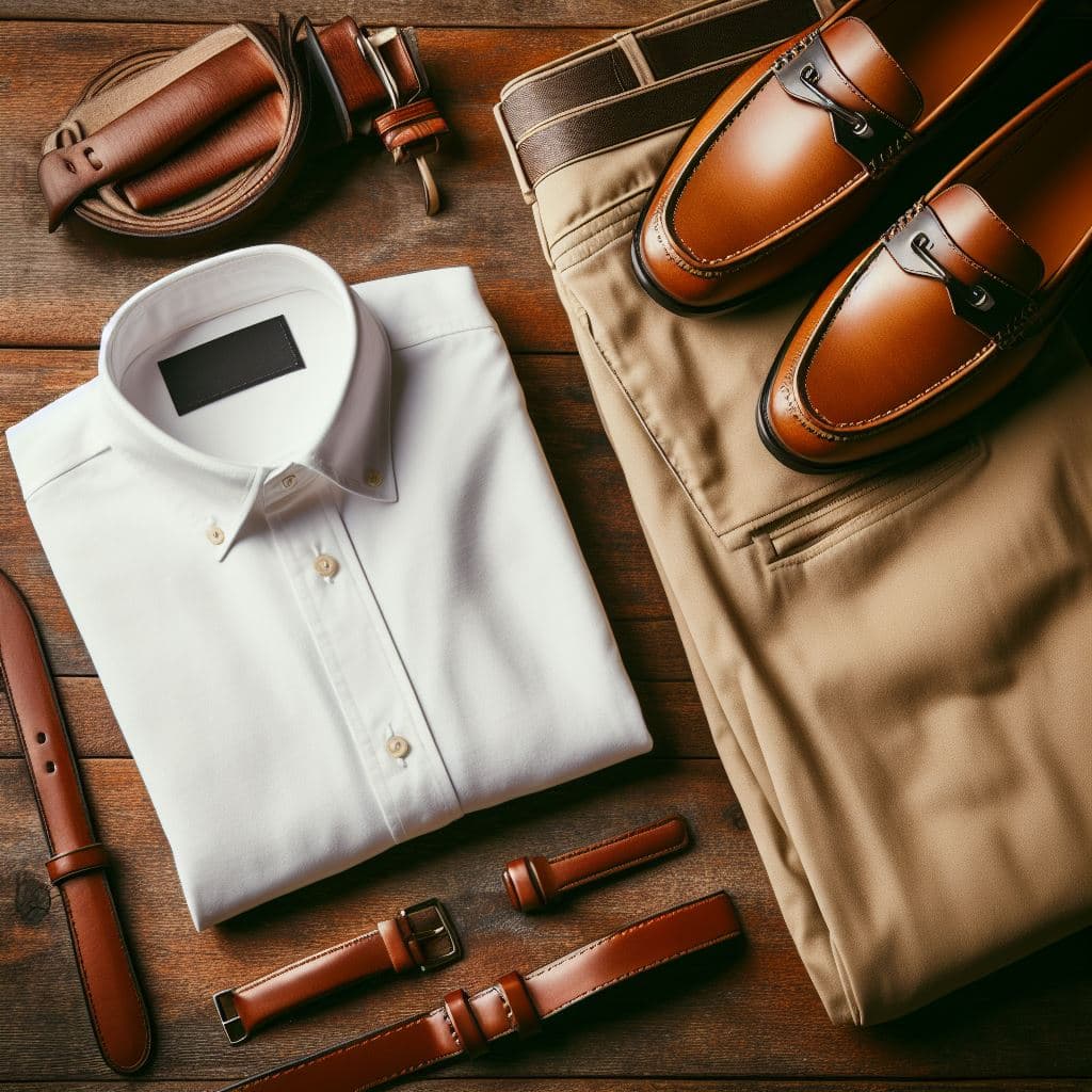 Shoe shirt chino combo